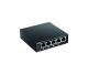 5-port 10/100/1000Base-T Unmanaged Switch with 4 PoE , 60W PoE Power 