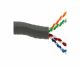 Cat6A 10G UUTP 23AWG PVC Solid Cable - 305m/Roll - Grey Colour